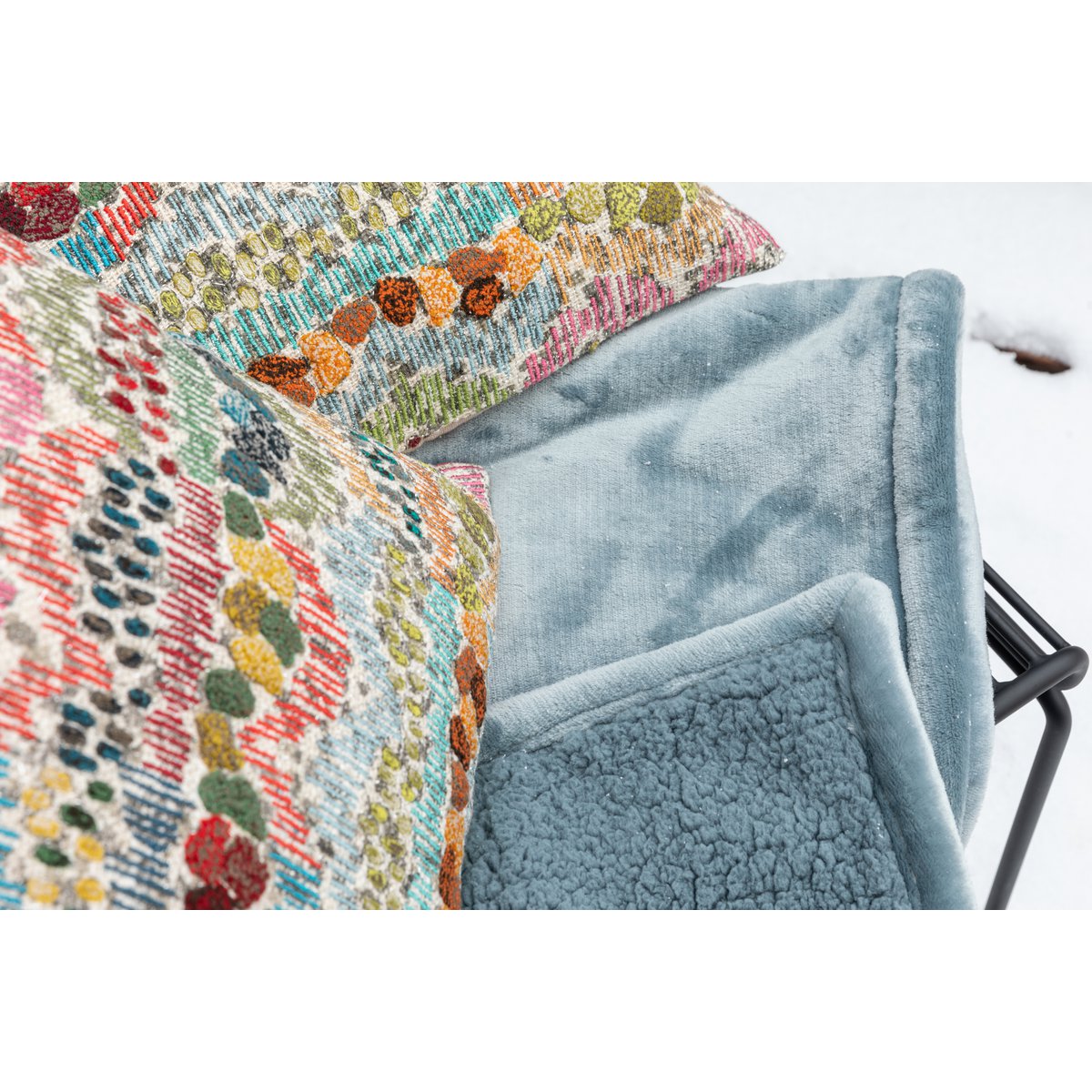 Michka doppelseitige Tagesdecke in der Farbe Alizée, 180 × 220 cm