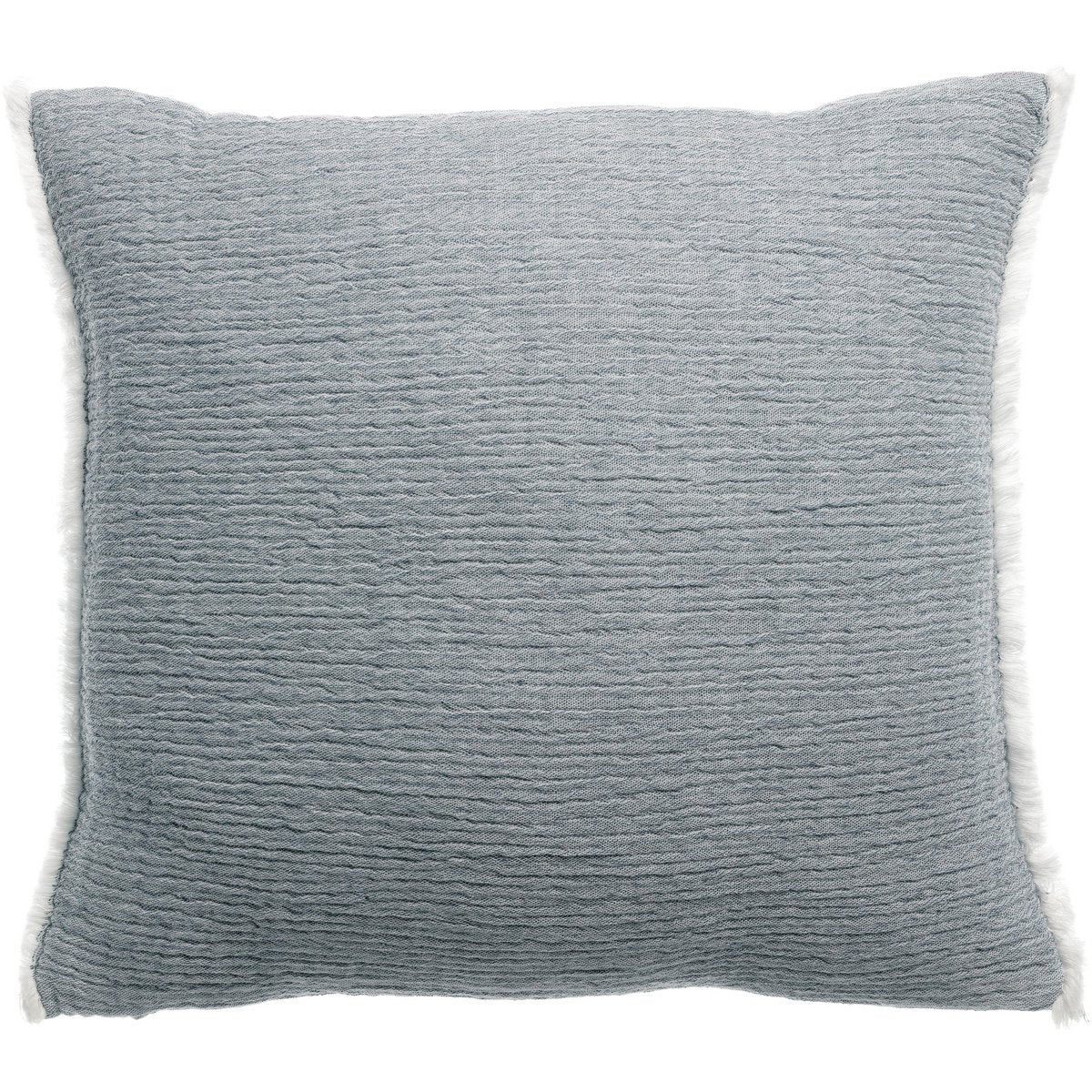 Emilio cotton cushion in Pacific, 45×45 cm
