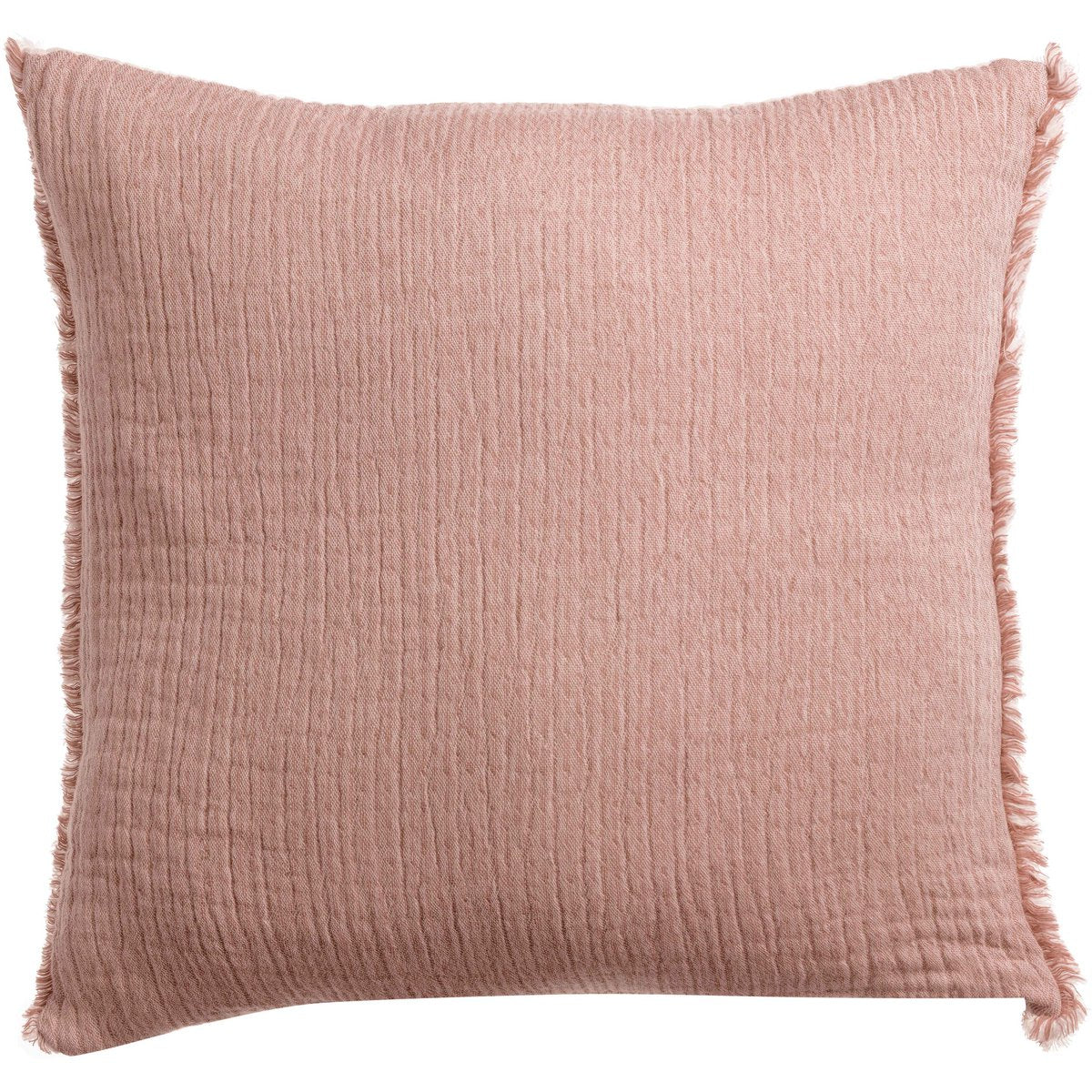 Emilio cotton cushion in Terracotta, 45×45 cm