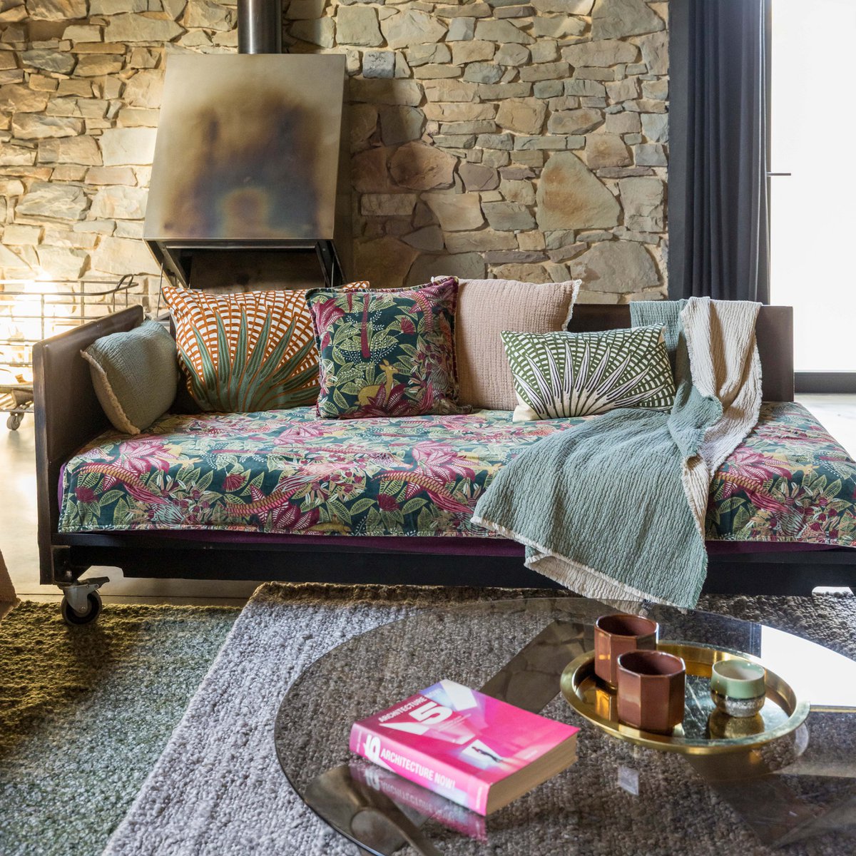 Emilio cushion in Spruce, 30×50 cm