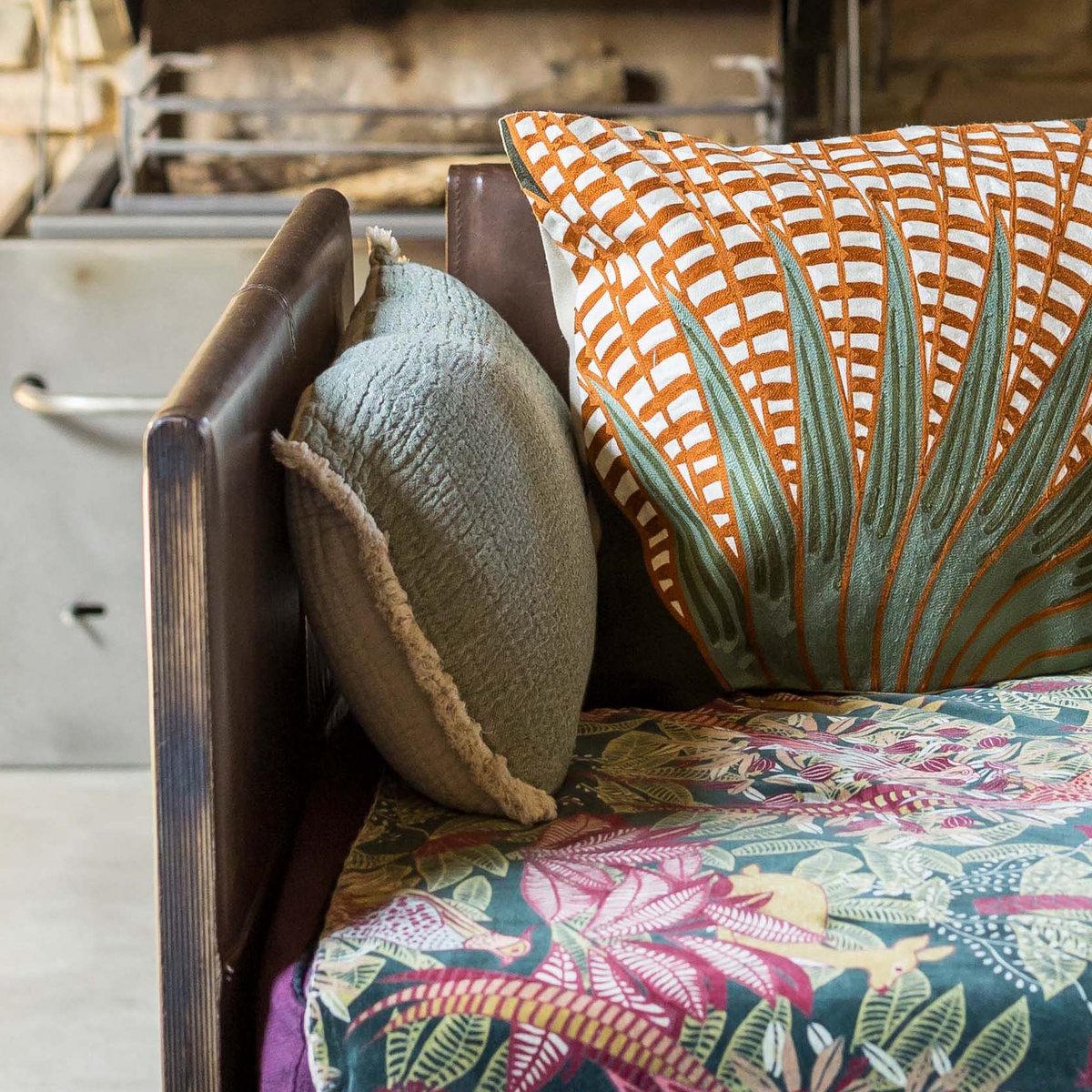 Emilio cushion in Spruce, 30×50 cm