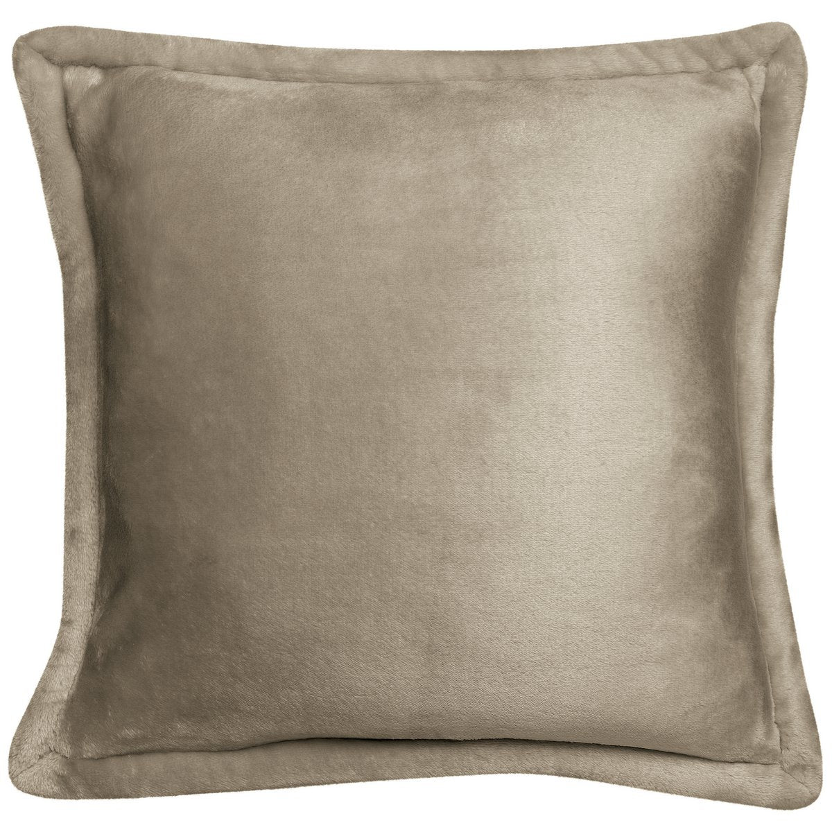 Tender cushion in pebble, 50×50 cm