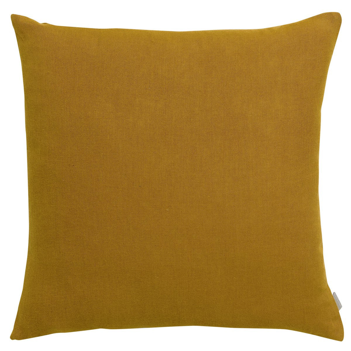 Zeff linen and cotton cushion in Bronze, 45×45 cm