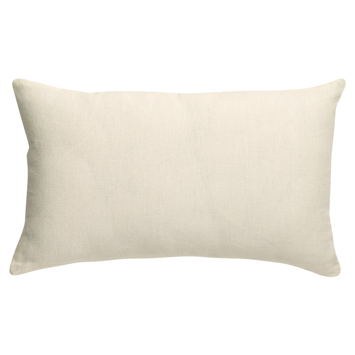 Zeff linen and cotton cushion in Chalk, 30×50 cm