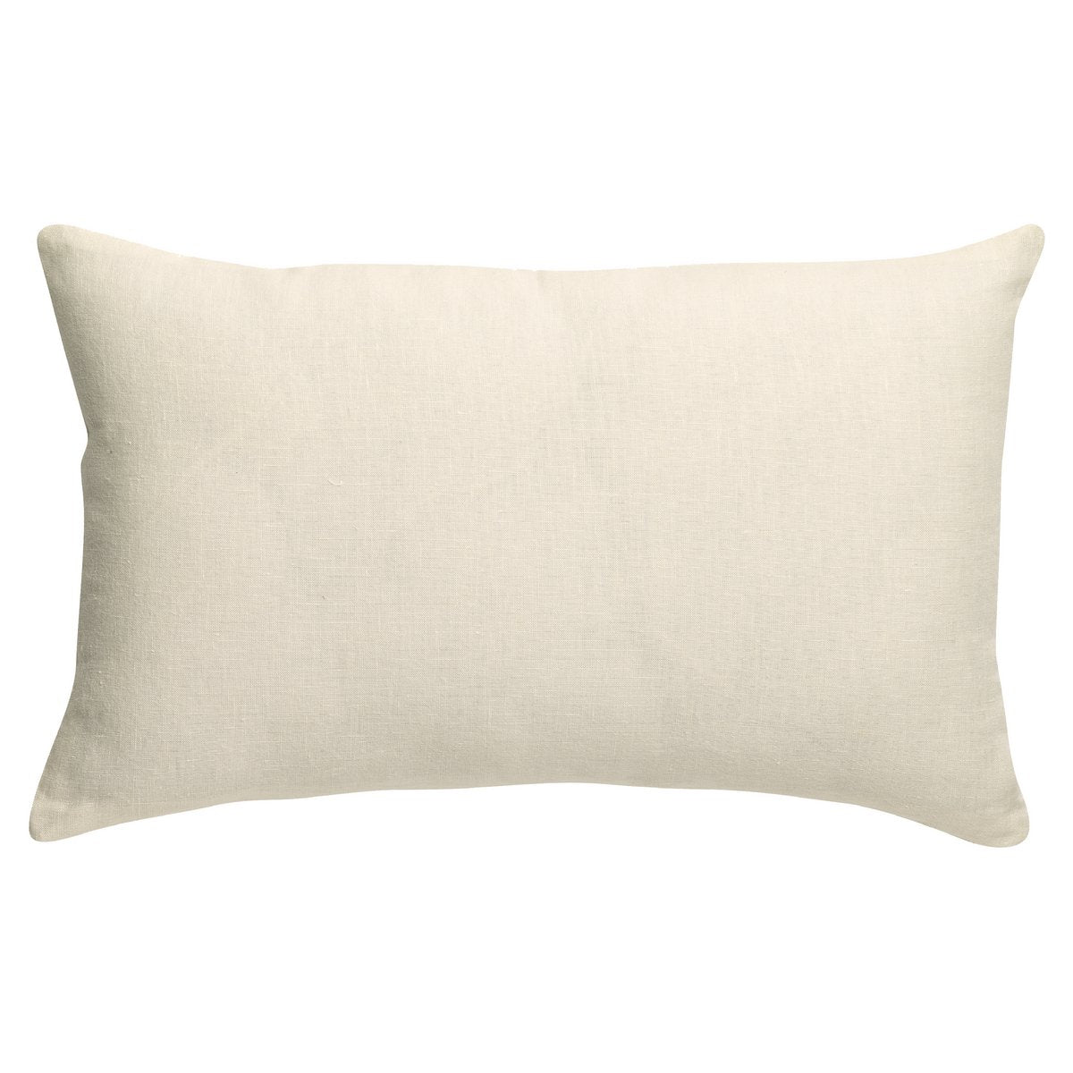 Zeff linen and cotton cushion in Chalk, 40×65 cm
