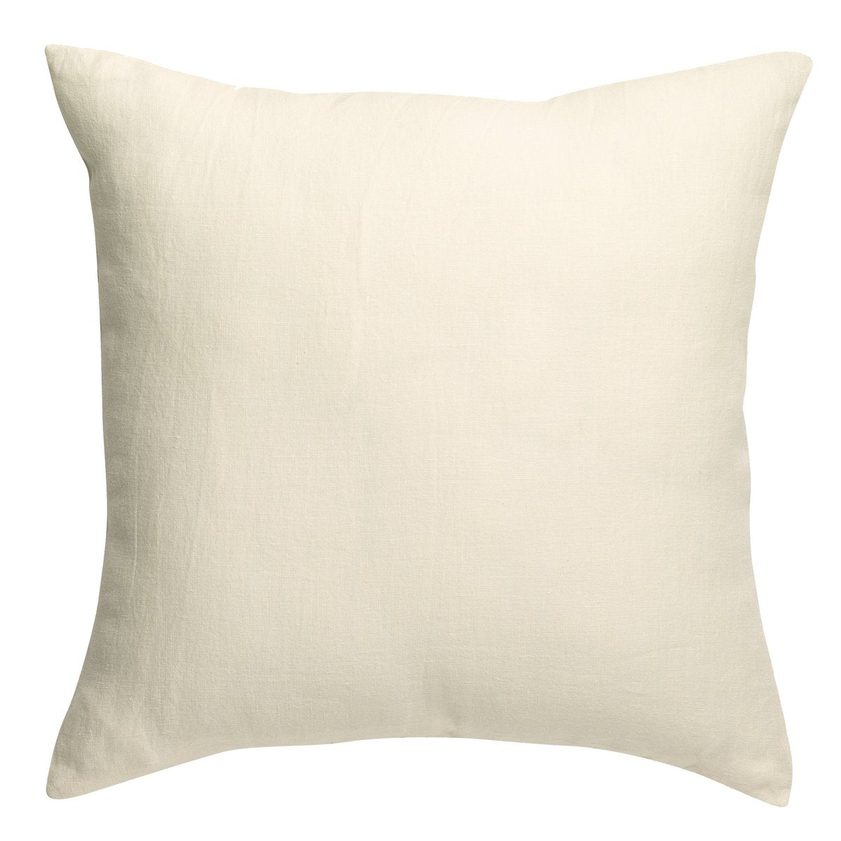 Zeff linen and cotton cushion in Chalk, 45×45 cm