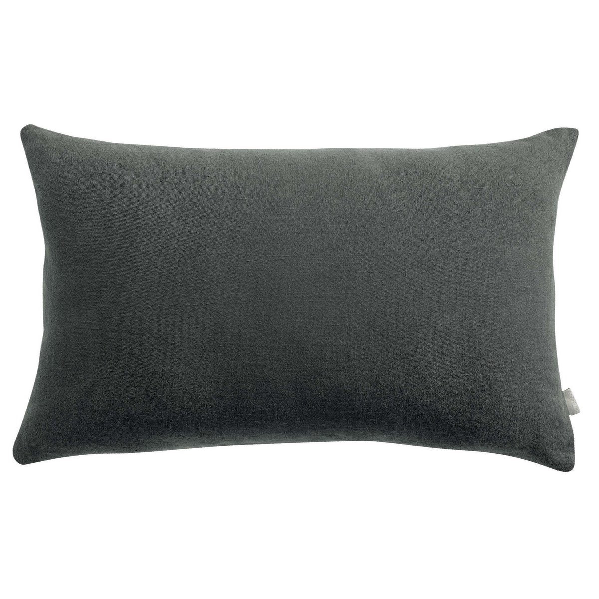 Zeff linen and cotton cushion in Thunder, 30×50 cm