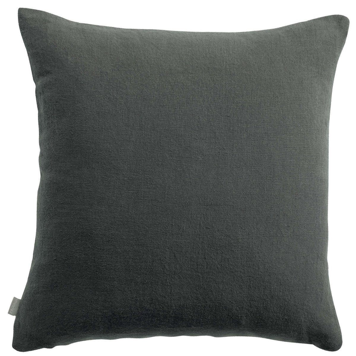 Zeff linen and cotton cushion in Thunder, 45×45 cm