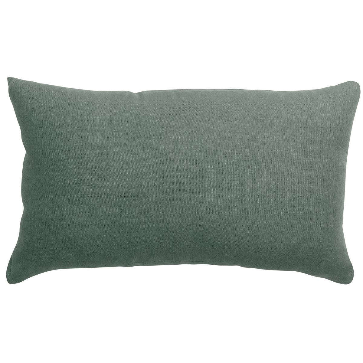 Zeff linen and cotton cushion in Thyme, 30×50 cm