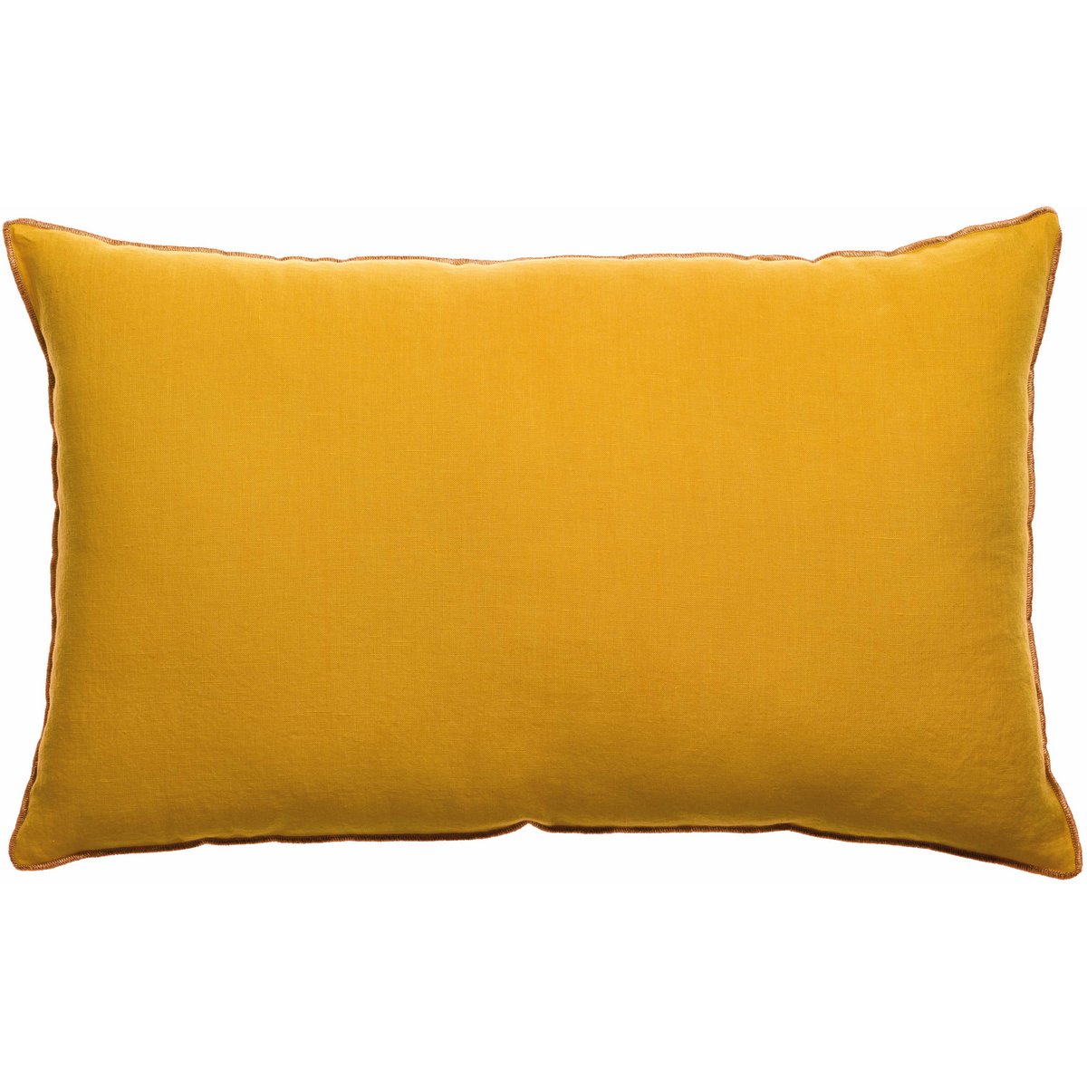 Zeff Celeste linen cushion in mango, 40×65 cm