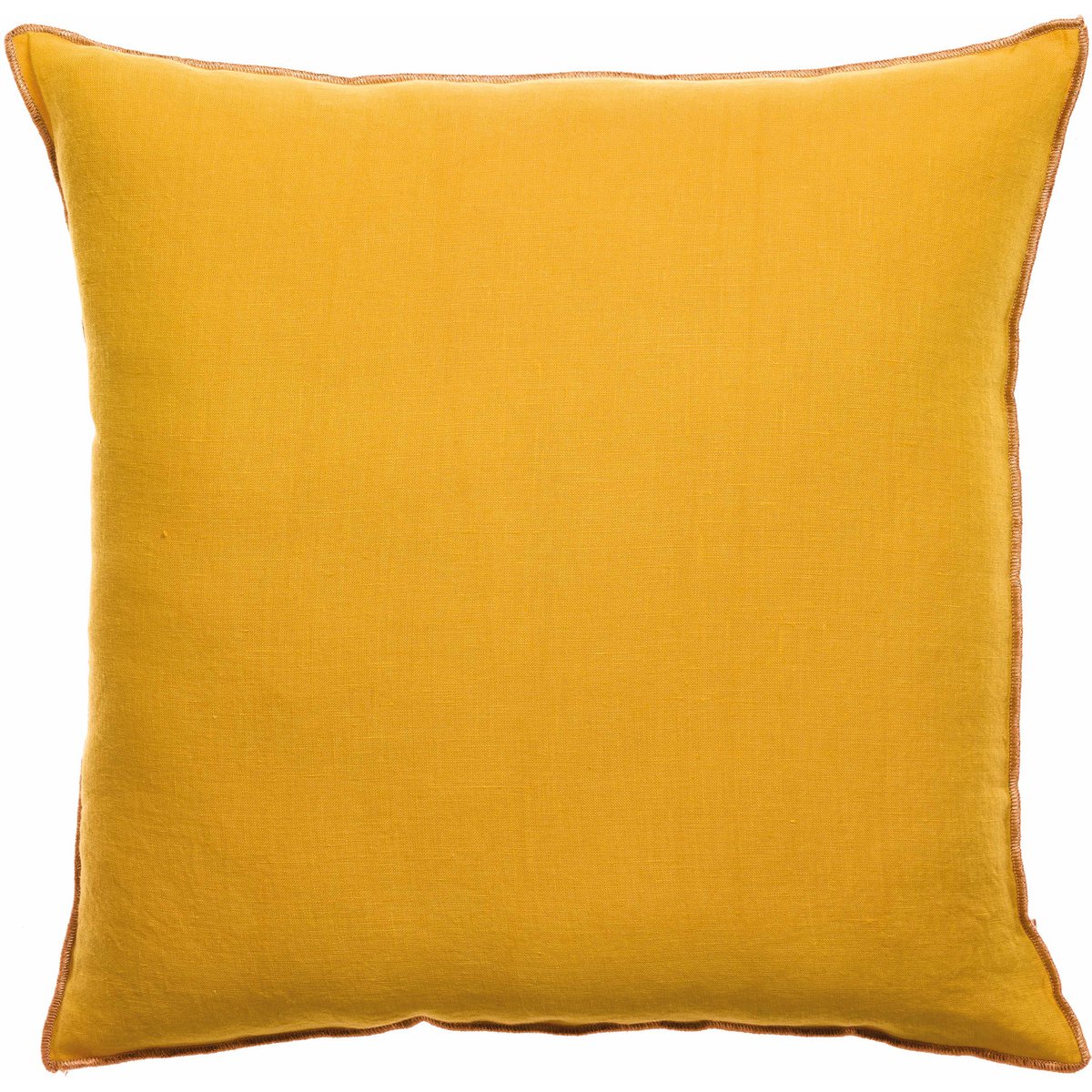 Zeff Celeste linen cushion in mango, 45×45 cm