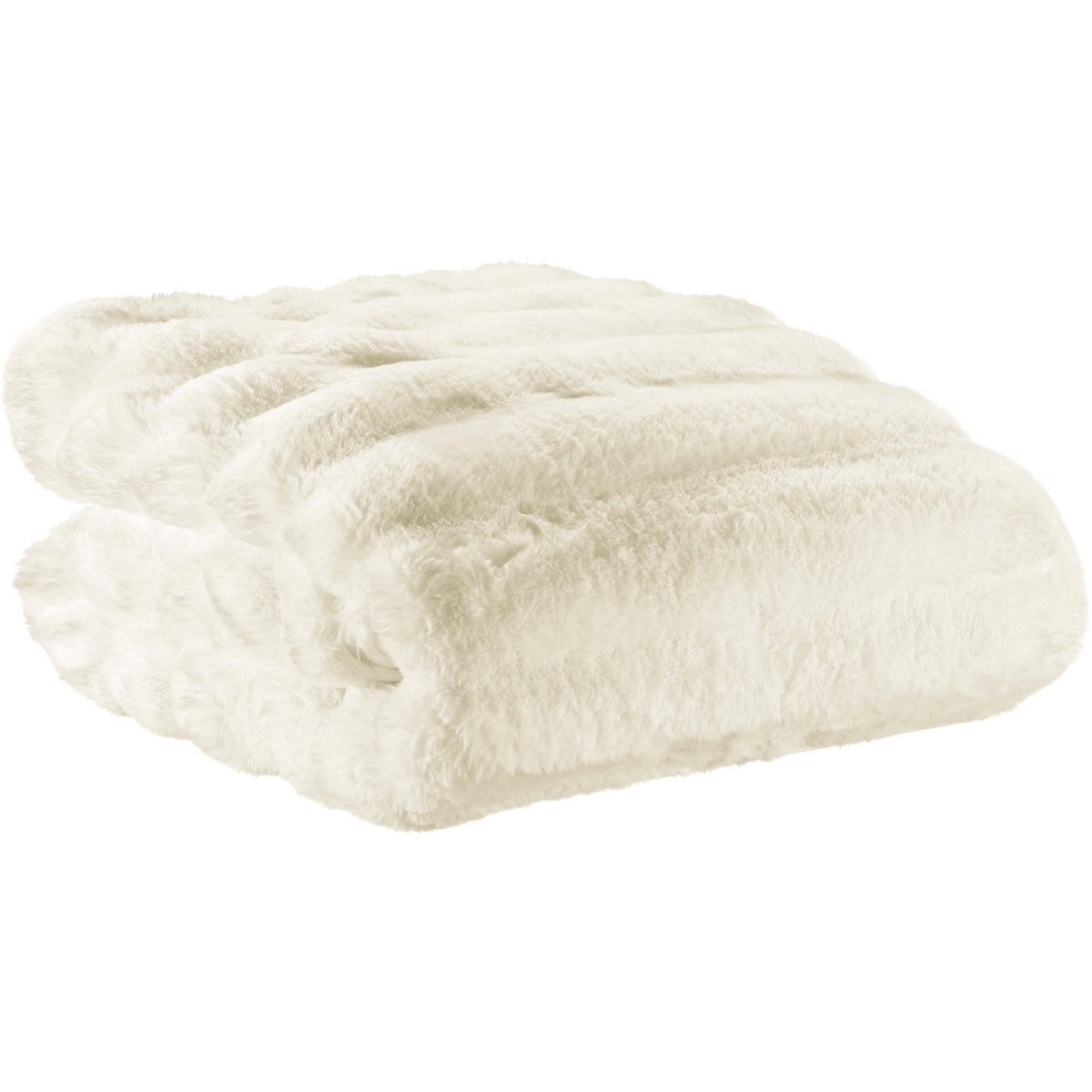 Kuscheldecke in Schnee, 140×180 cm