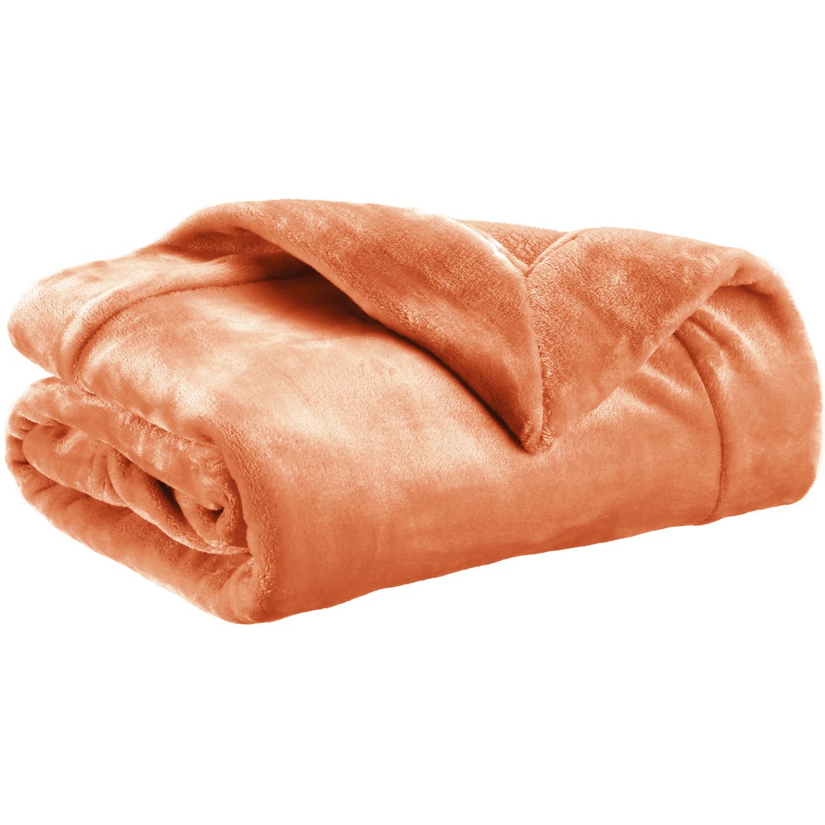 Kuscheldecke in Papaya, 150×200 cm