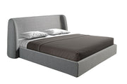 Bonn 180x200 Polsterbett Webstoff WEVO color Grau main