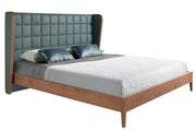 Karlsruhe 180x200 Polsterbett Kunstleder LENO color dunkelgrün main