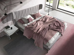 Bild in Galerie anzeigen, Muenchen 180x200 Polsterbett Stoff LINA color hellgrau top