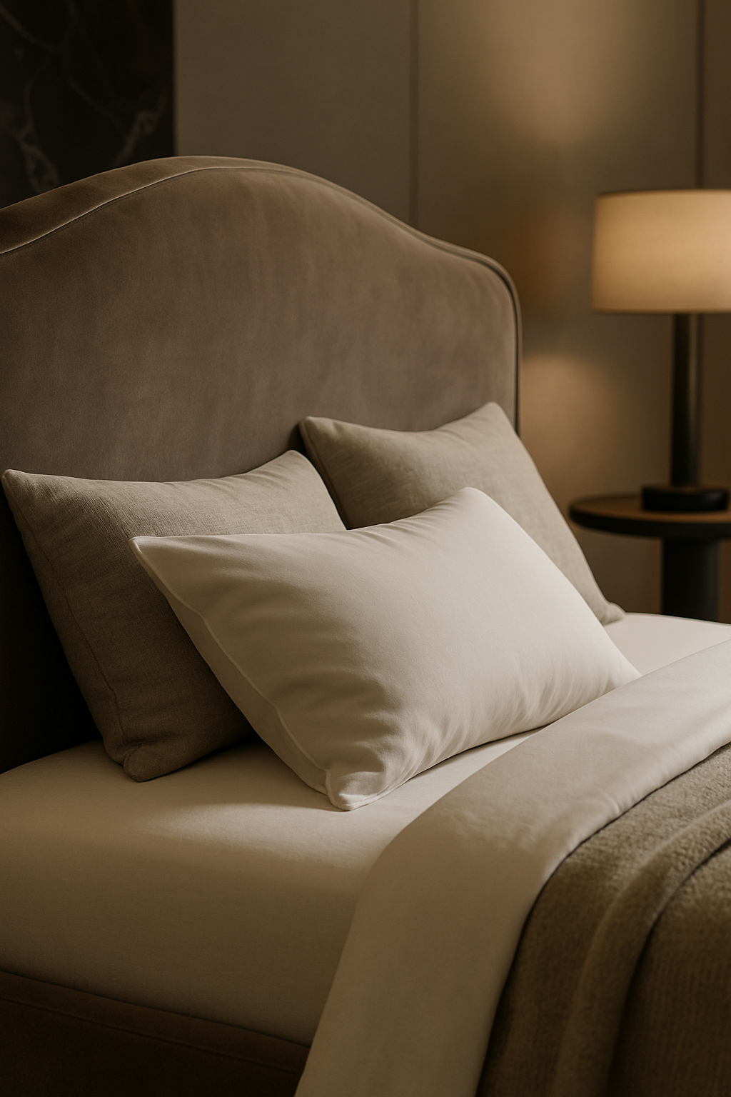 Stimmungsvolles Schlafzimmer mit exklusivem Maison de Cocon Bett – jetzt Newsletter abonnieren und sparen