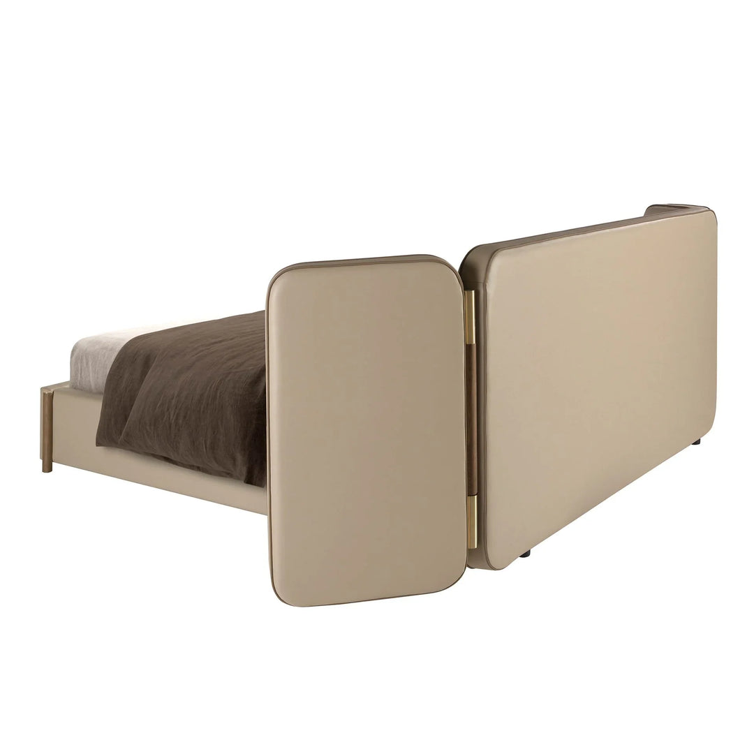 Nürnberg 180x200 Polsterbett Kunstleder LENO color mink back