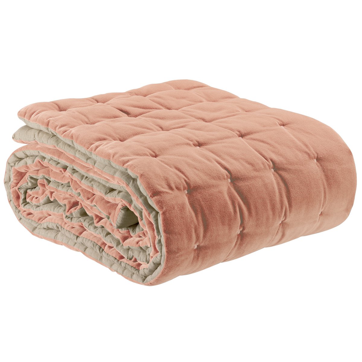 Elise-sprei in de kleur ‘Spice’ met getufte afwerking, 240×260 cm