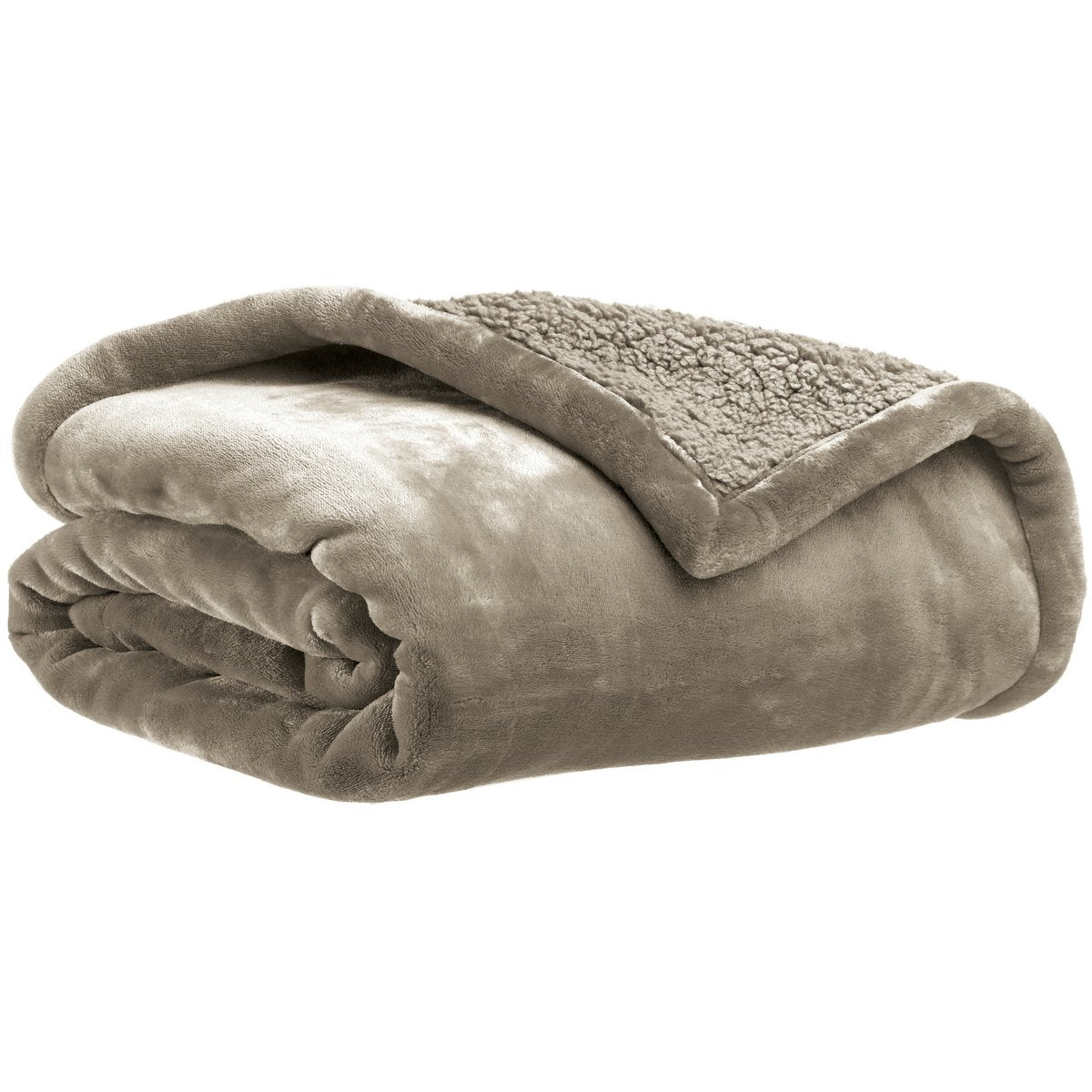Michka-Tagesdecke in der Farbe „Kiesel“, 180 × 220 cm