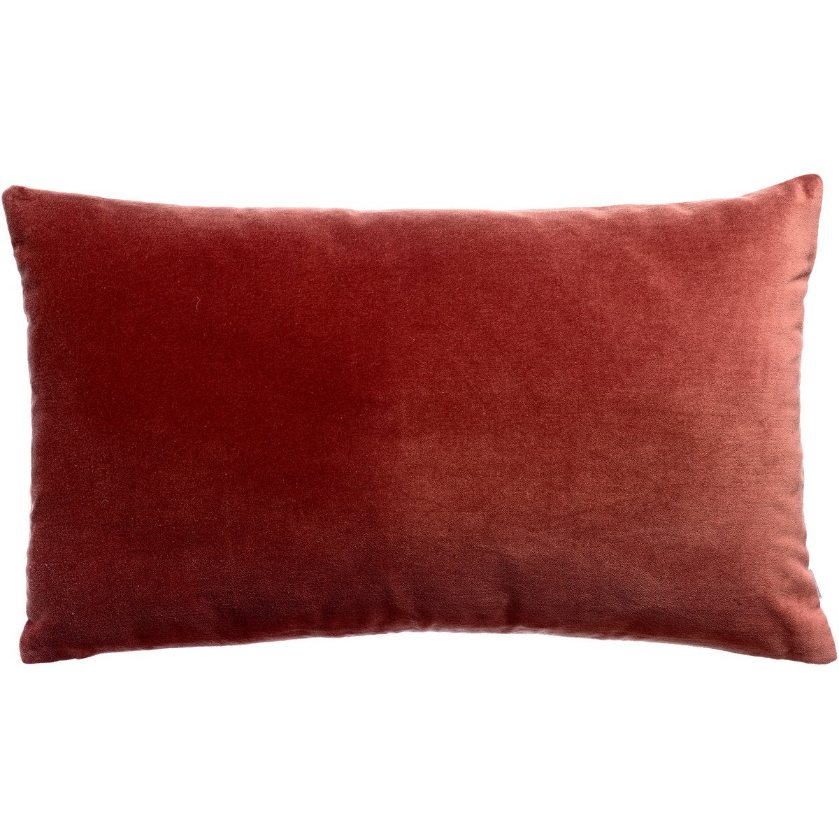 Elise cotton velvet cushion in Tobacco, 40×65 cm