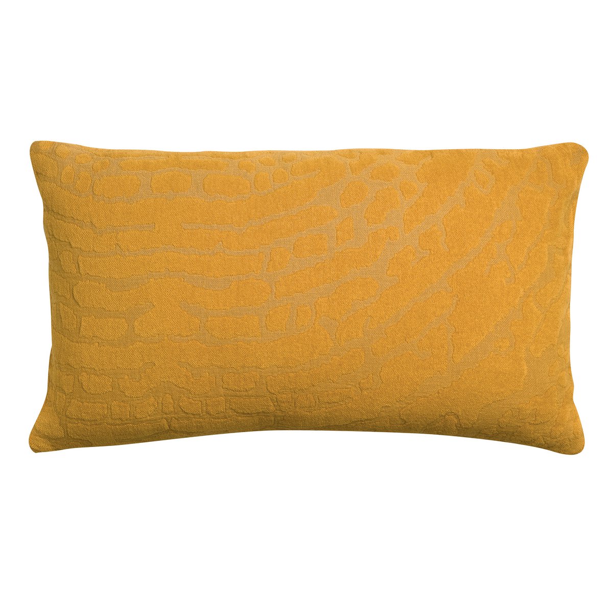 Inès-sierkussen in brons met katoenen hoes en polyester vulling, 30×50 cm