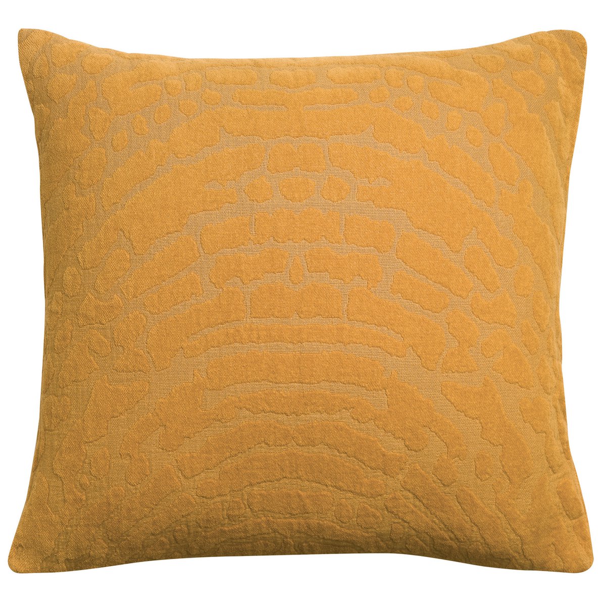 Inès-sierkussen in brons met katoenen hoes en polyester vulling, 45×45 cm