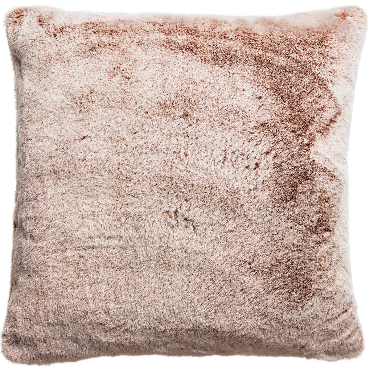 Kinta polyester sierkussen in de kleur roest, 45×45 cm