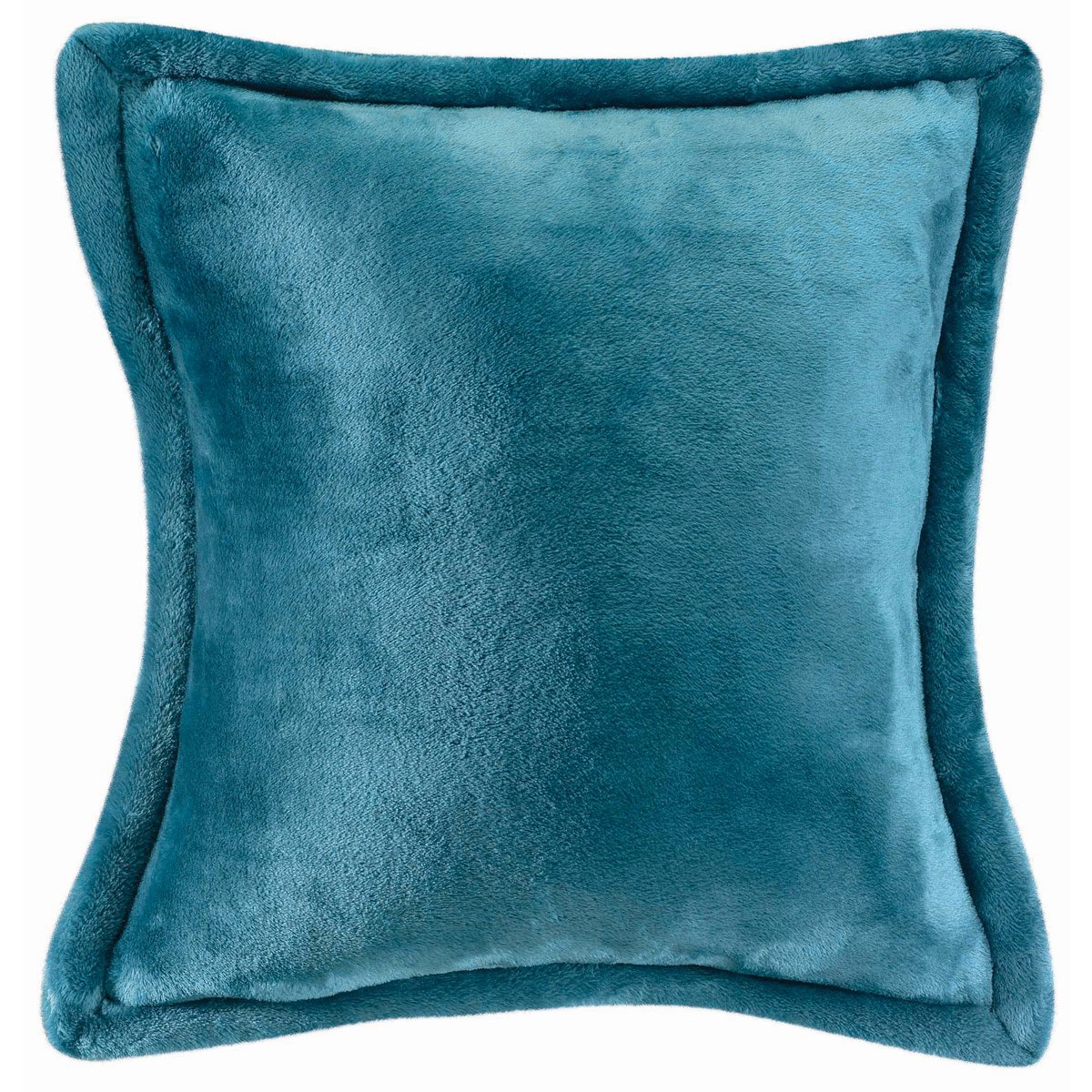 Tender polyester microfibre cushion in quartz, 50×50 cm