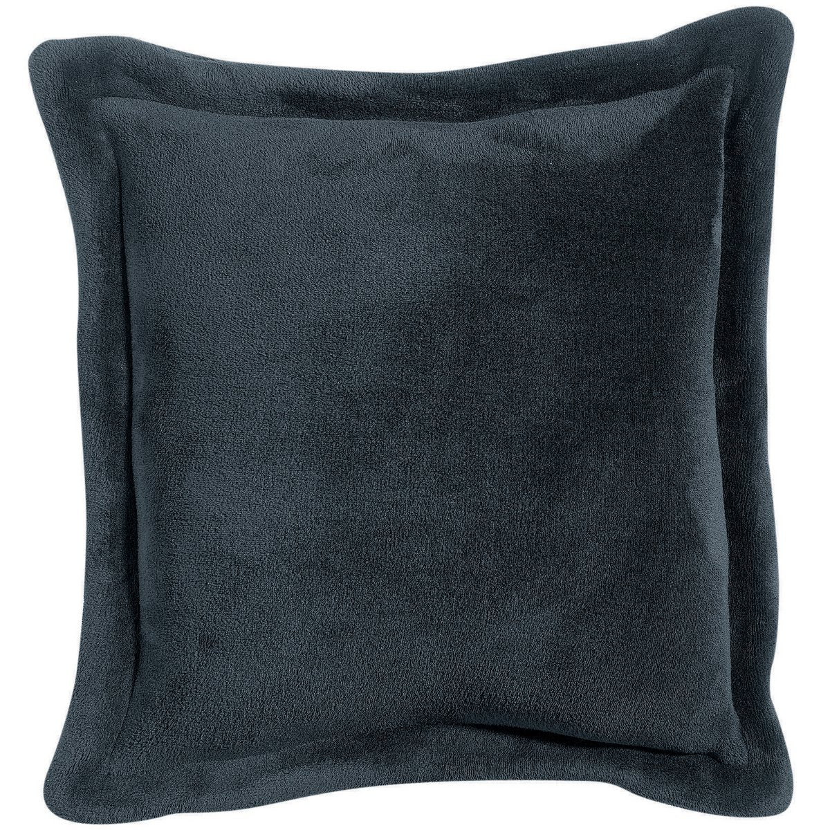 Tender polyester microfibre cushion in shadow, 50×50 cm