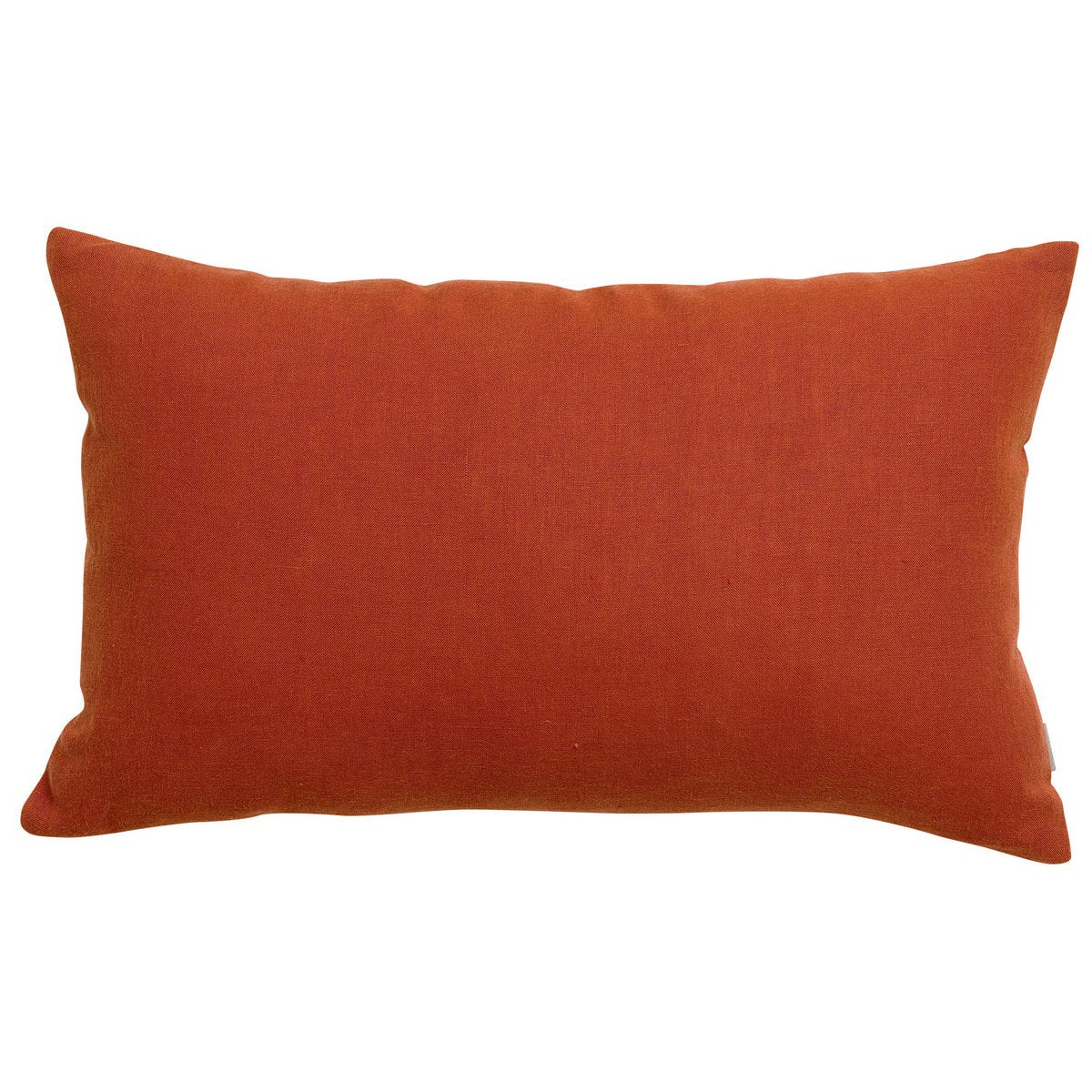 Zeff linen and cotton cushion in Rooibos, 30×50 cm