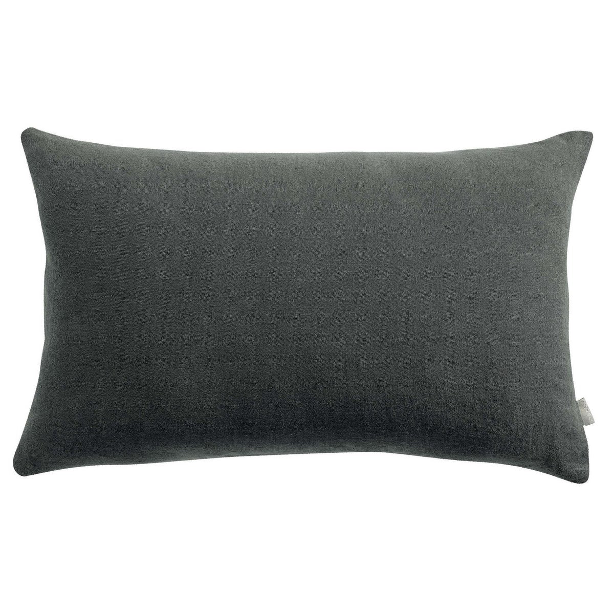 Zeff linen and cotton cushion in Thunder, 40×65 cm