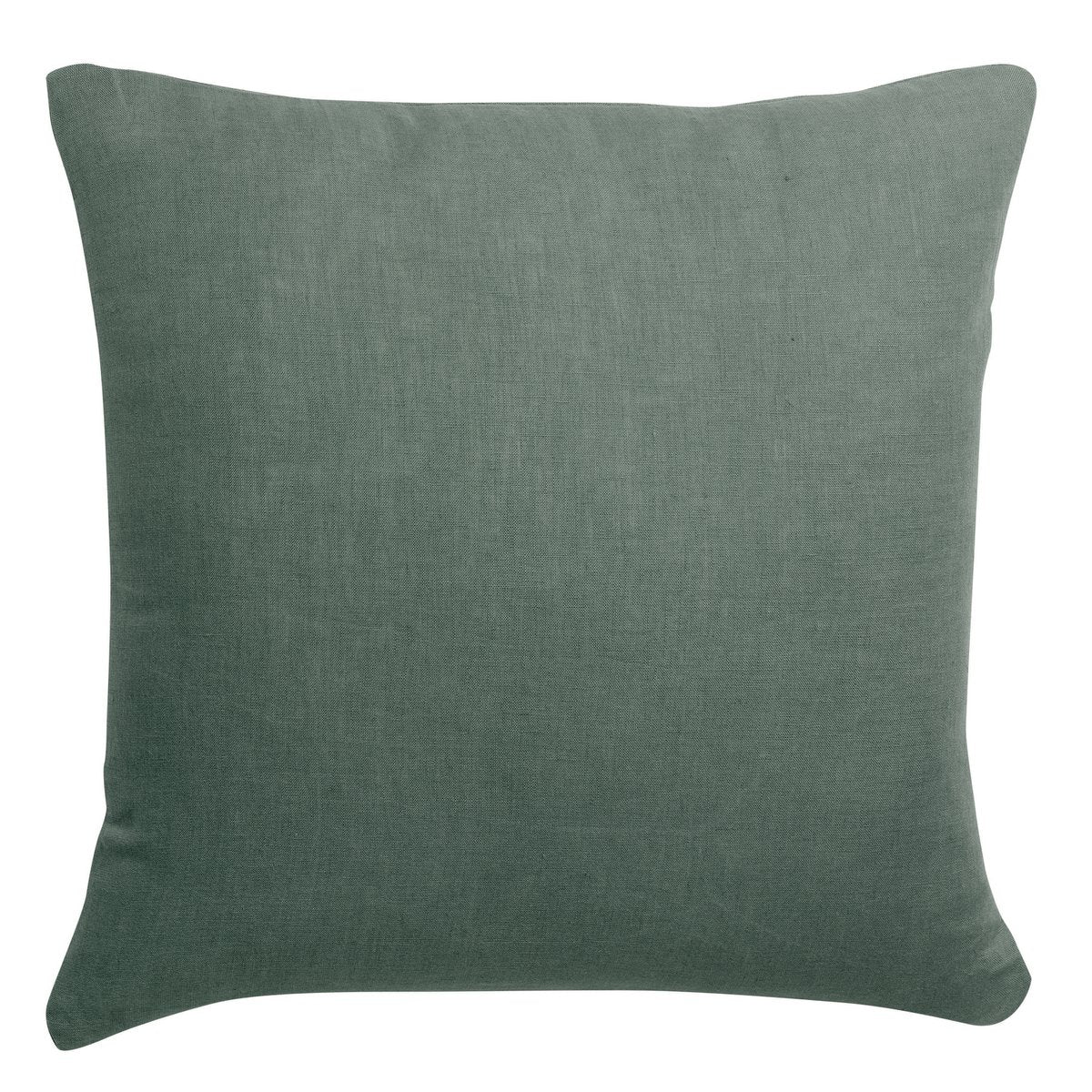 Zeff linen and cotton cushion in Thyme, 45×45 cm