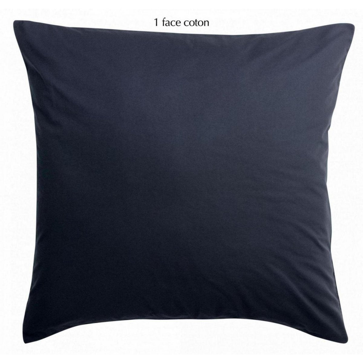 Linco-Kissenbezug aus Leinen und Baumwolle in der Farbe „Marine“, 65 × 65 cm