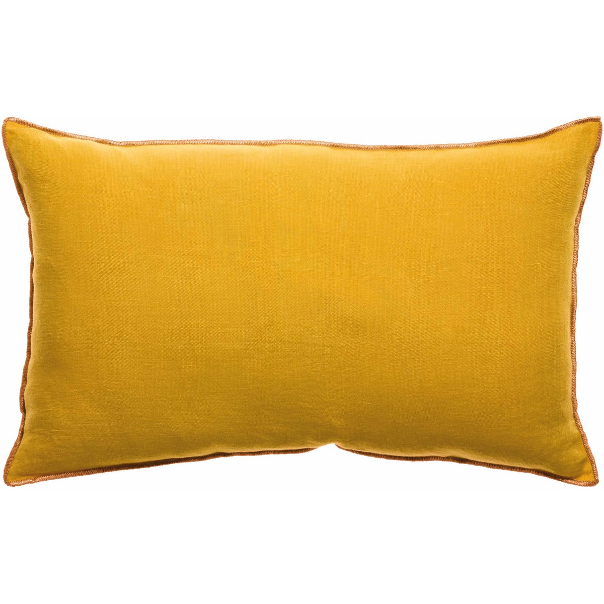 Zeff Celeste linen cushion in mango, 30×50 cm