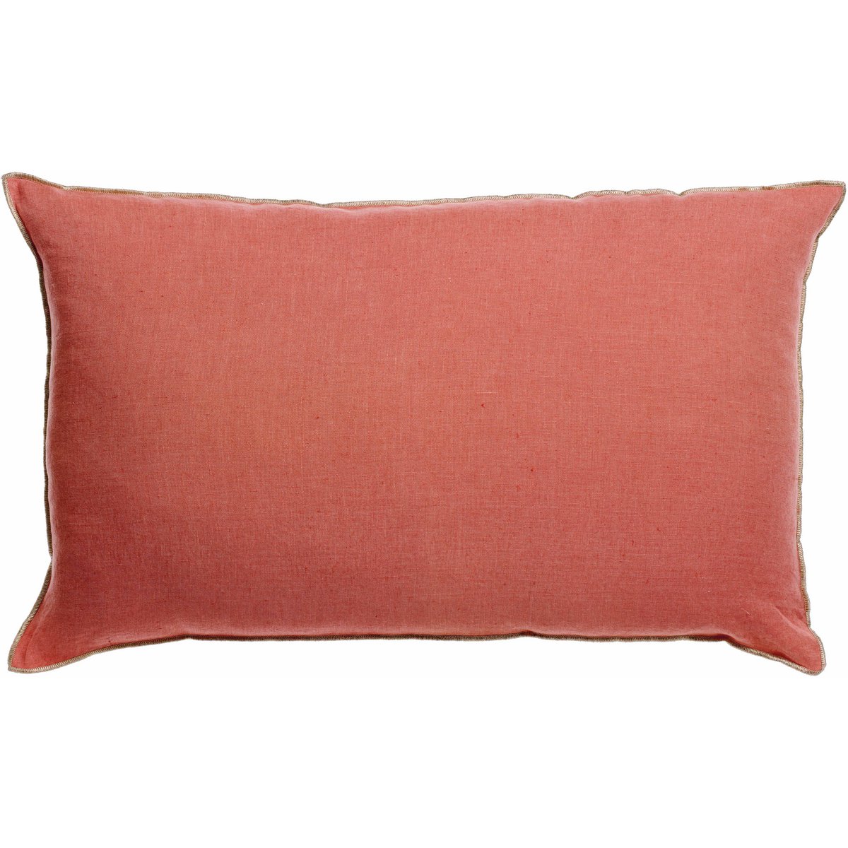 Zeff Celeste linen cushion in peach, 40×65 cm