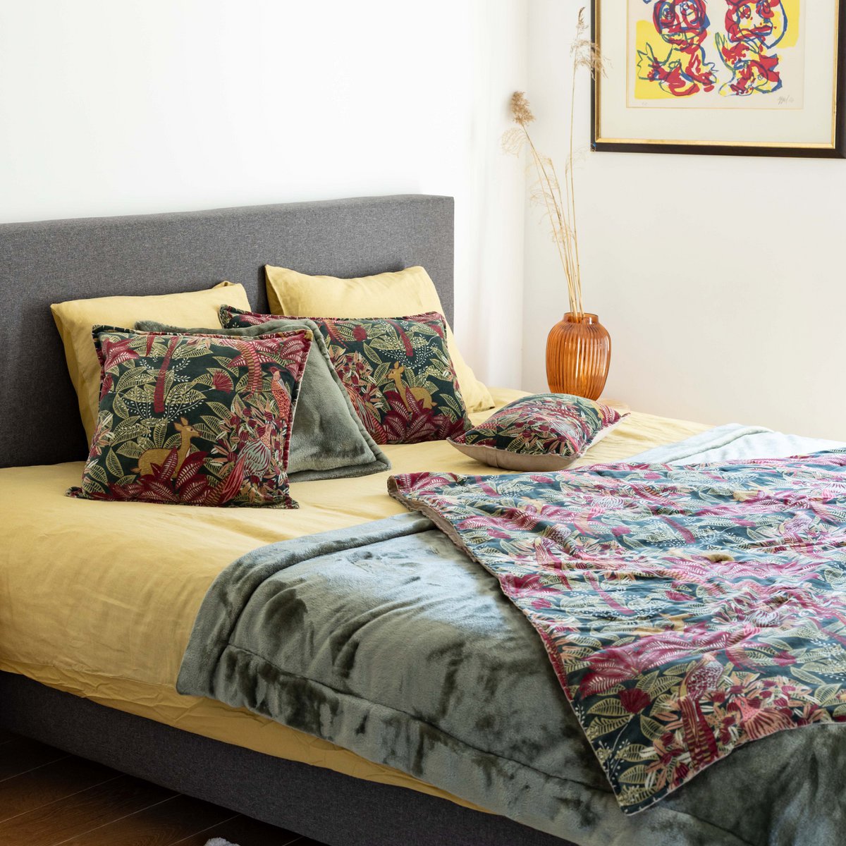 Kuscheldecke in Thymian, 150×200 cm